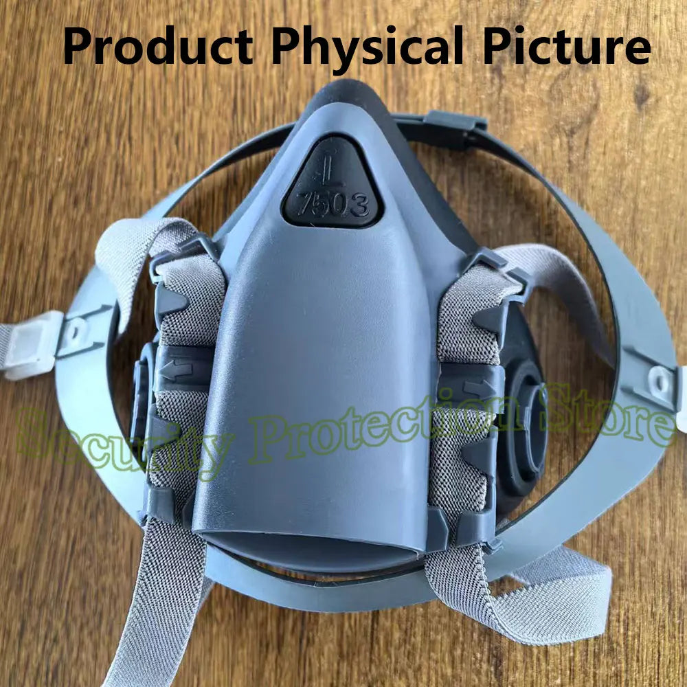 7503 Respirator Mask Protective Mask Industry Painting Spray Dust Gas Mask With 3M 501 5N11 6001CN Chemcial Half face Mask