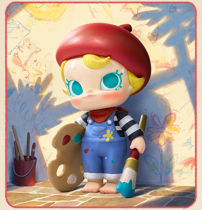 POP MART Baby Molly Future Painter Figurine Limited to 1pc per order