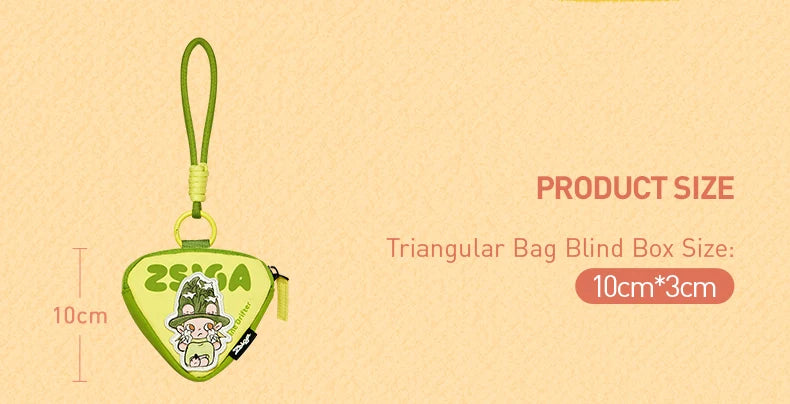 POP MART Zsiga Borderline Drifter Series-Triangular Bag Blind Box 1PC/6PCS