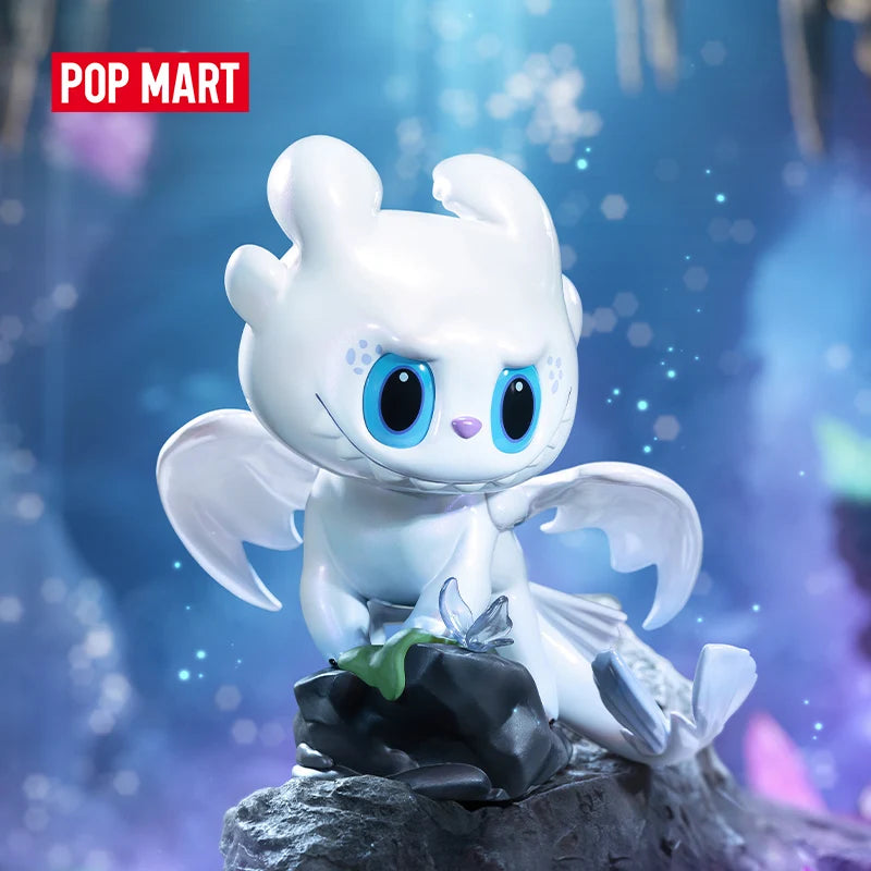 POP MART THE MONSTERS - How to Train Your Dragon 200% Figurine POPMART Action Figure Toothless Light Fury