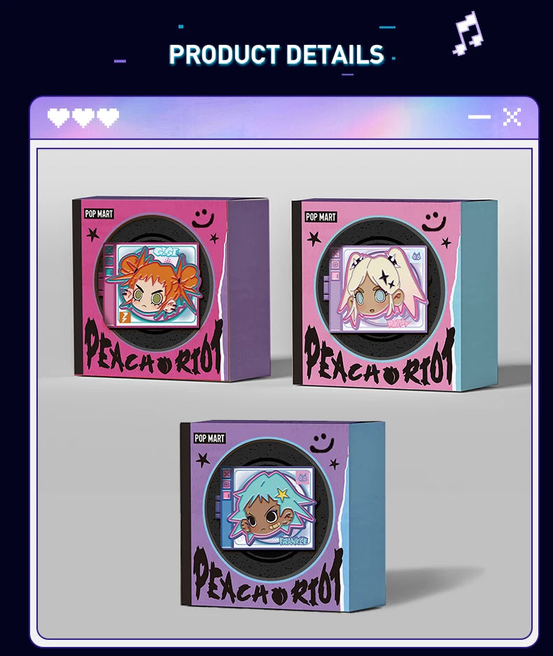 POP MART Lil Peach Riot: Loading! Series - Pin