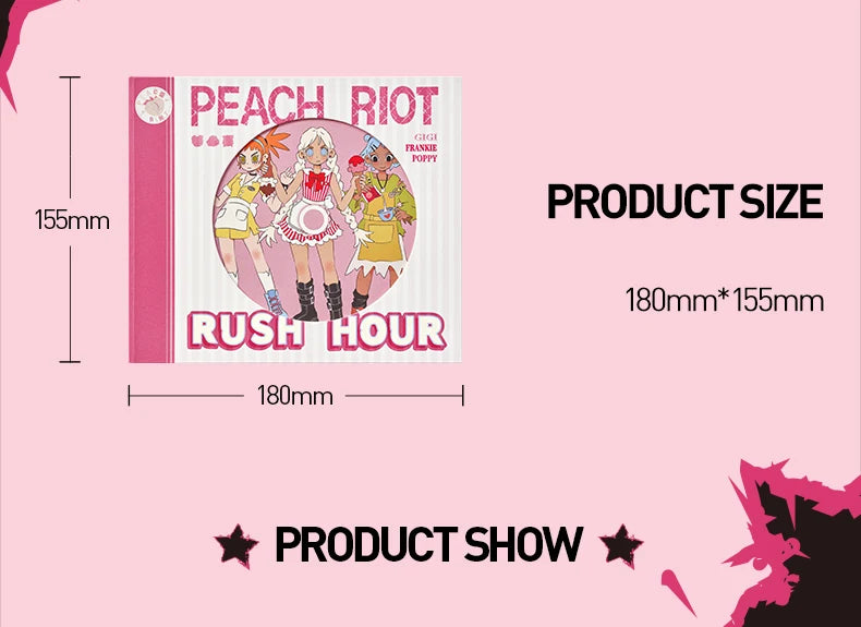 POP MART Peach Riot Rush Hour Series-Notebook