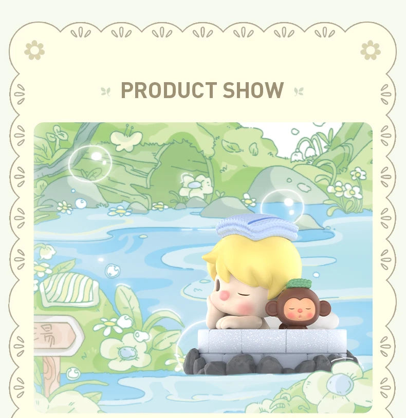 POP MART Sweet Bean Hot Spring Travel 100% Figure Limited Edition Limited to 2pcs per order