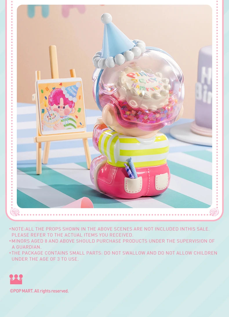 POP MART PINO JELLY Birthday Bash Figurine 200% Figurine