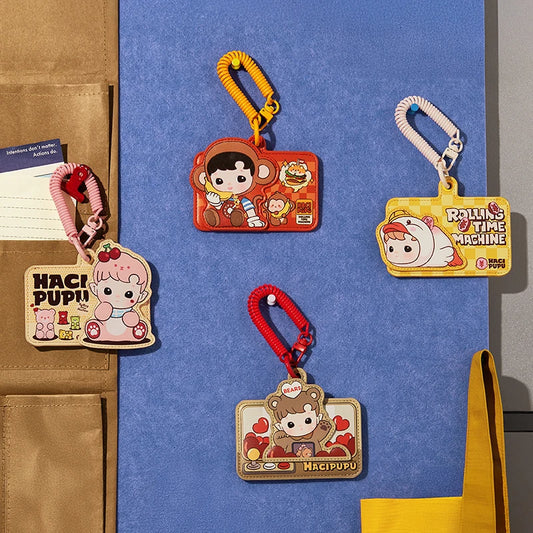 POP MART HACIPUPU-Rolling Time Machine Series-Card Holder Blind Box Mystery Box 1PC/6PCS Blind Box