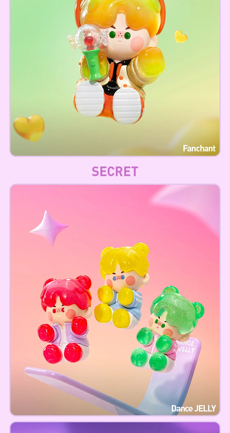POP MART PINO JELLY Star Project Series Figures POPMART Blind Box Action Figure