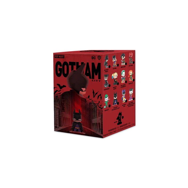 POP MART DC Gotham City Series Mystery Box 1PC/12PCS Blind Box POPMART Action Figure BATMAN HARLY QUINN JOKER JUSTICE LEAGUE