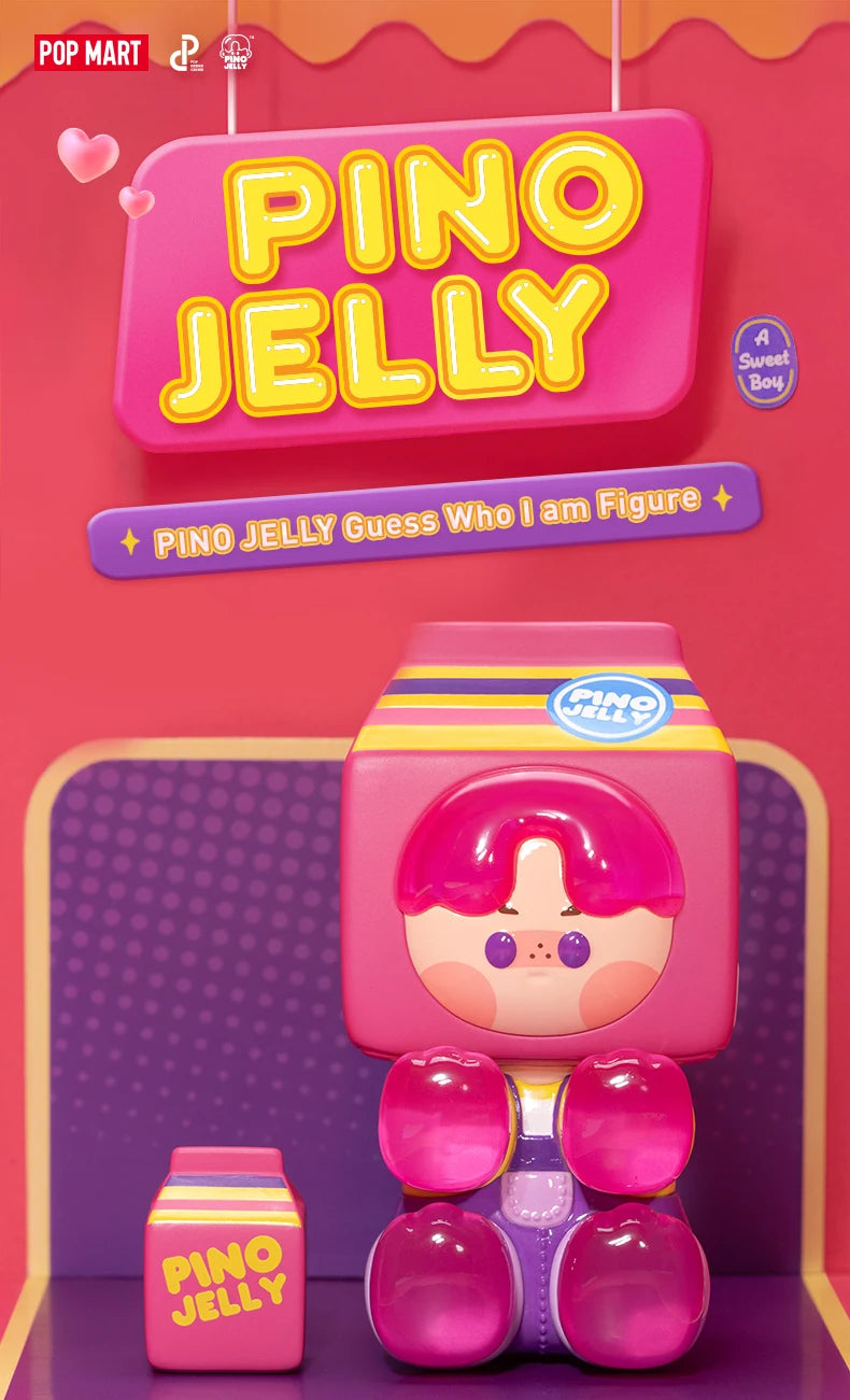 POP MART PINO JELLY Guess Who I am Figure POPMART Figure Limited to 2pcs per order