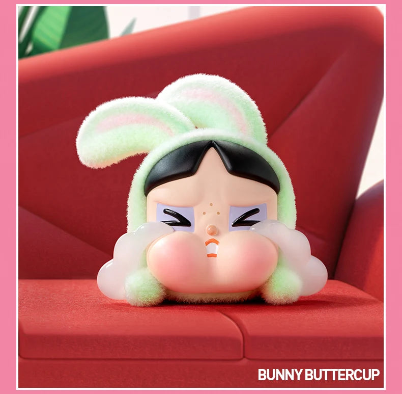 【EU Exclusive】POP MART CRYBABY X Powerpuff Girls Series Mystery Box by Molly 1PC/12PCS POPMART Blind Box Action Figure Cute Toy