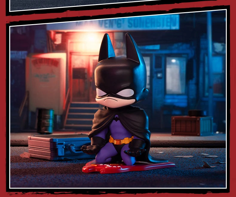 POP MART DC Gotham City Series Mystery Box 1PC/12PCS Blind Box POPMART Action Figure BATMAN HARLY QUINN JOKER JUSTICE LEAGUE
