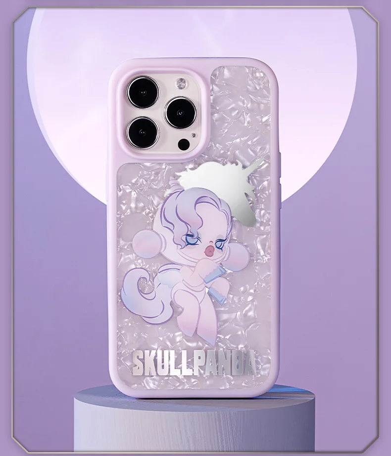 POP MART Skullpanda The Mare of Animals Series - Case for iPhone 13 Pro/iPhone 13 Pro Max (The Unicorn)