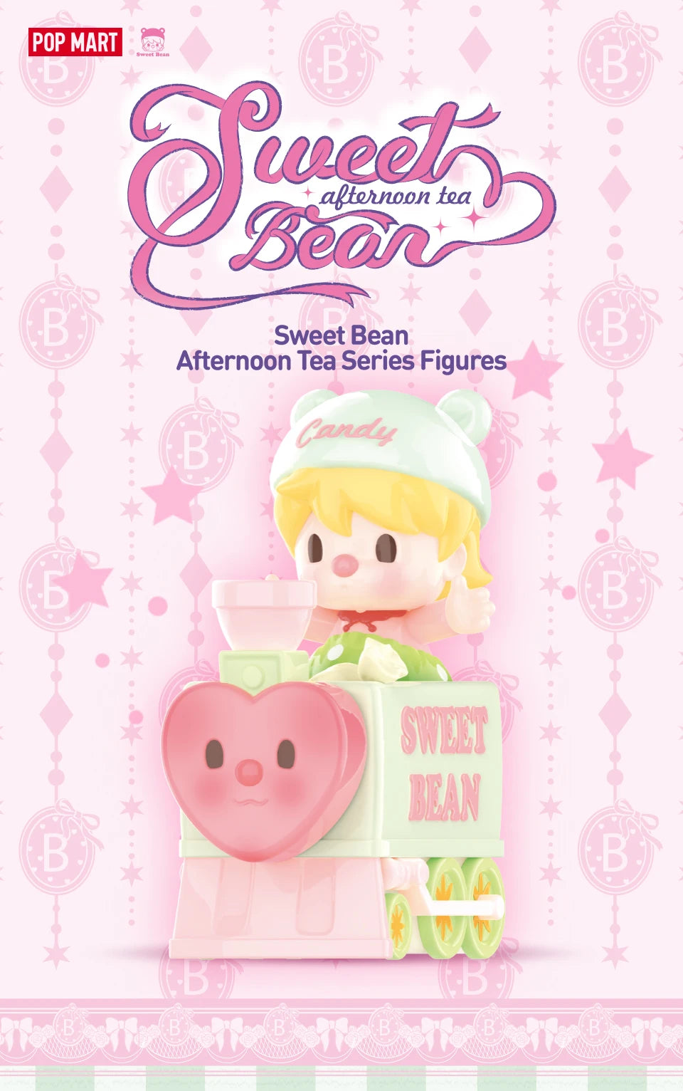 POP MART Sweet Bean Afternoon Tea Series Mystery Box 1PC/9PCS POPMART Blind Box Anime Action Figure Cute Figurine