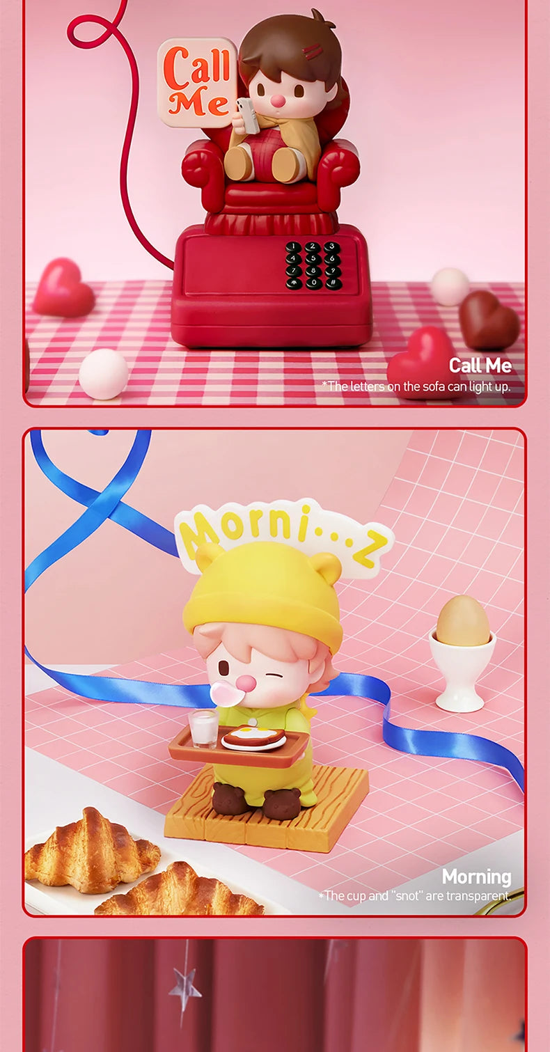 POP MART Sweet Bean The Language of Love Series Figures 1PC/12PCS POPMART Blind Box Figure