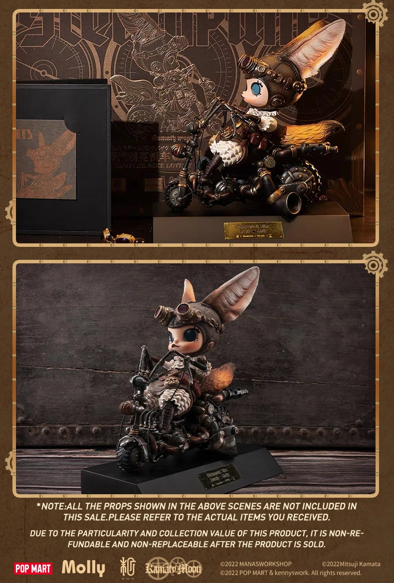 POP MART STEAMPUNK BIKE LOVELY MOLLY Artist Edition & Special Edition Limited to 1PC per user ID