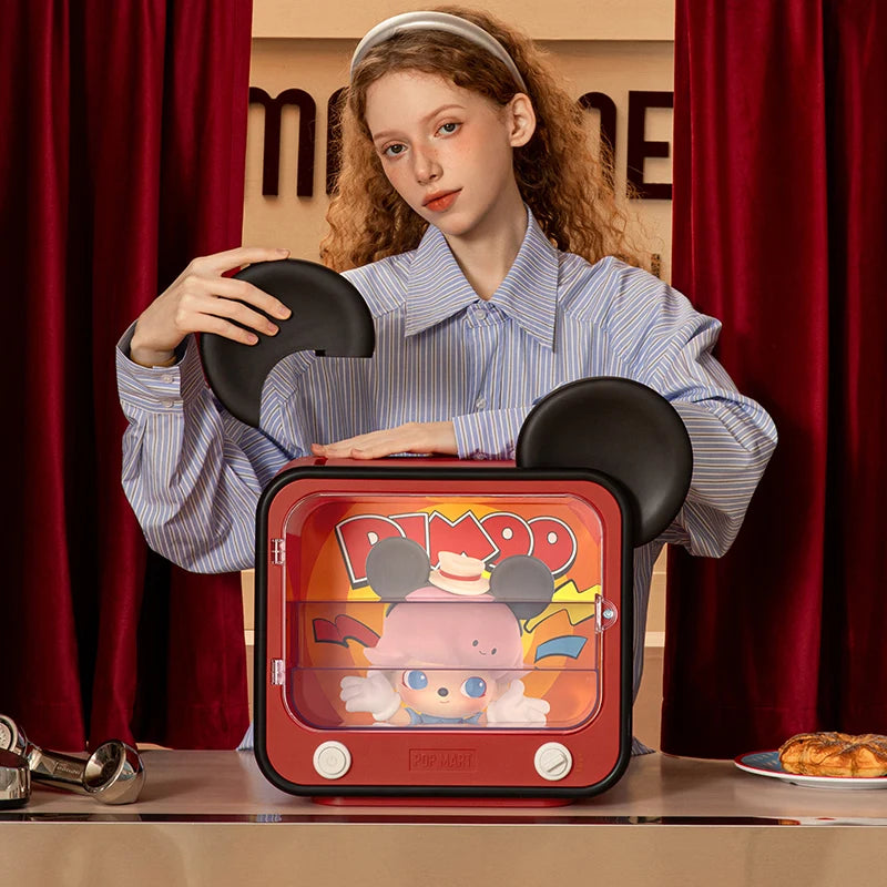 POP MART DIMOO WORLD × DISNEY Series-TV Set Luminous Display Container