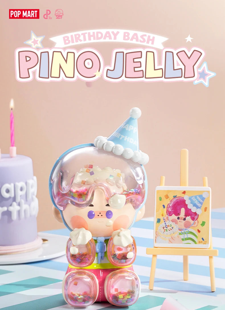POP MART PINO JELLY Birthday Bash Figurine 200% Figurine