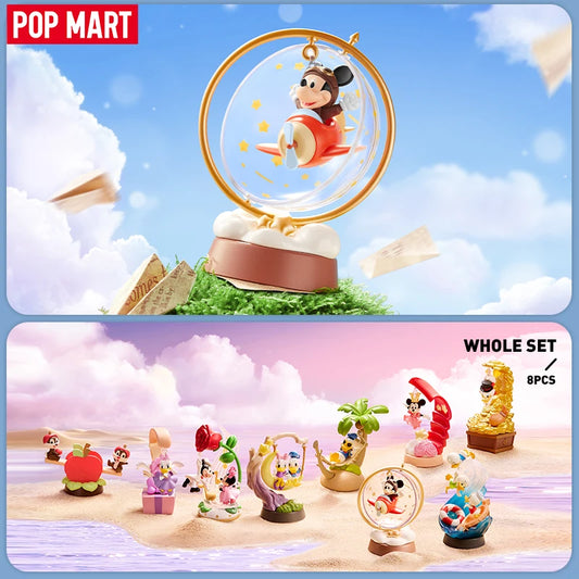 POP MART The Wonderful Dreams of Mickey and His Friends Series Scene Mystery Box 1PC/8PCS POPMART Blind Box Disney Action Figure