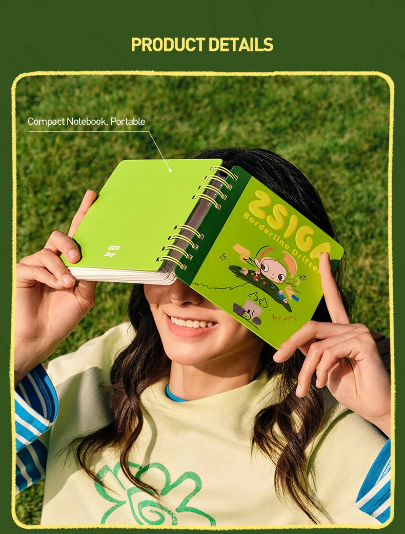 POP MART Zsiga Borderline Drifter Series-Pocket Notebook