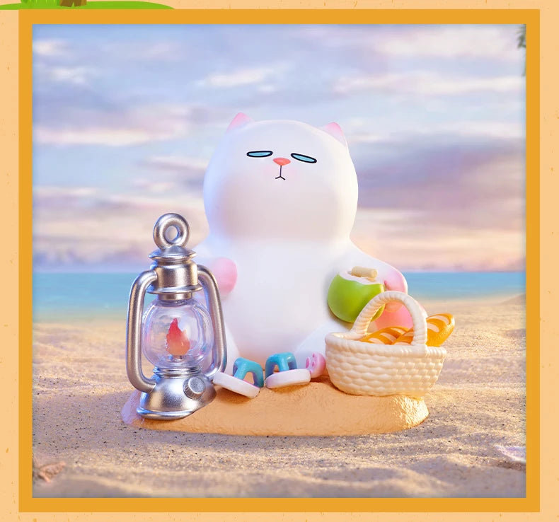 POP MART ViViCat Holiday Series Mystery Box 1PC/9PCS Blind Box POPMART Action Figurine Cute Cat Kids Toy