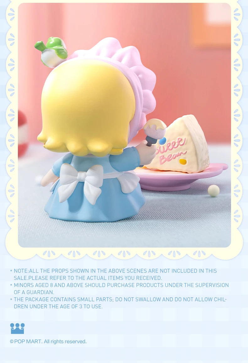 POP MART Sweet Bean Travelling During Flower Season 100% Figure Cute Toy