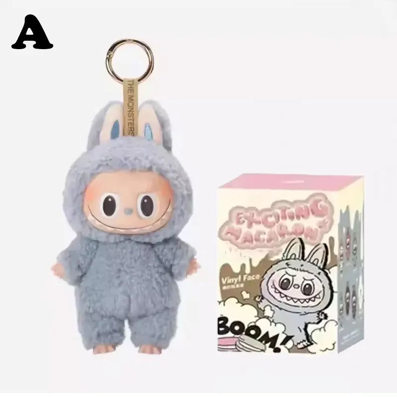 Labubu Heartbeat Macaron Monster Face Blind Box Figurine