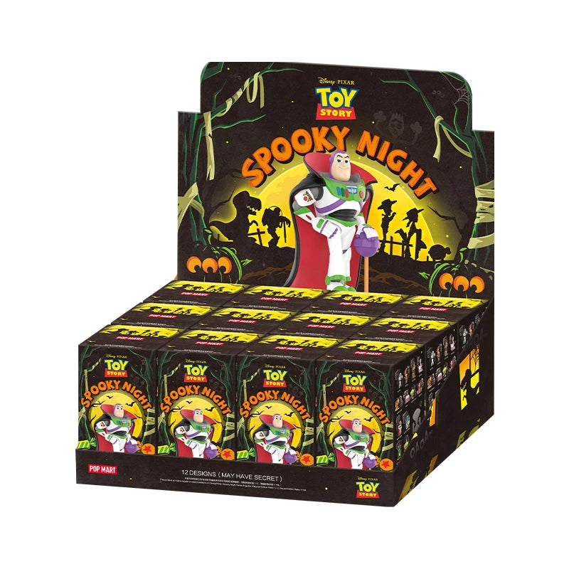 POP MART Pixar Spooky Night Series Figures Mystery Box 1PC/12PCS POPMART Blind Box Figure