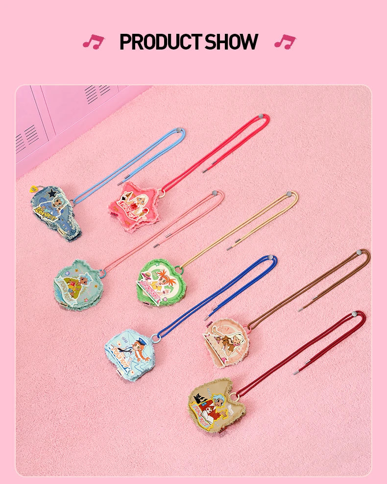 POP MART Peach Riot Rush Hour Series -Mini Bag Blind Box Mystery Box 1PC/6PCS POP MART Blind Box Action Figure Cute Toy