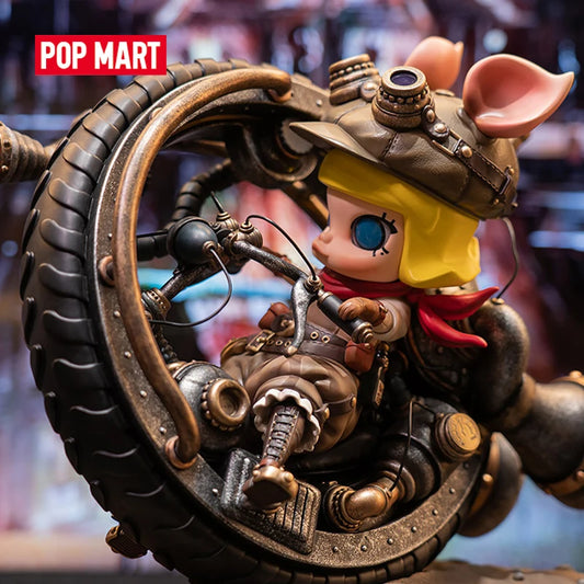 POP MART STEAMPUNK MONOWHEELL STORM PIGGY MOLLY Limited Edition Limited to 1PC per User ID