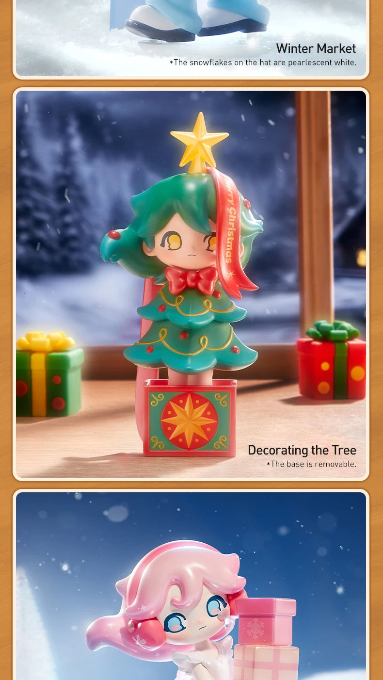 POP MART AZURA Warm Christmas Series Figures 1PC/12PCS Blind Box POPMART