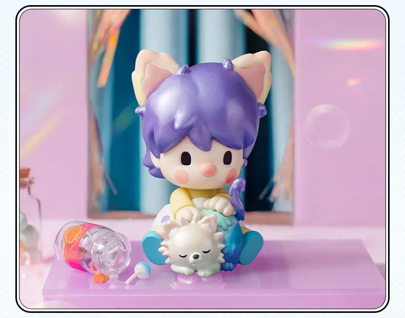 POP MART Sweet Bean x INSTINCTOY Sweet Together Series Mystery Box 1PC/12PCS Blind Box Action Figure Cute Toy