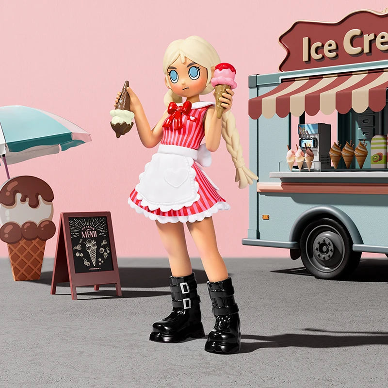 POP MART Peach Riot Rush Hour Series Figures Blind Box 1PC/12PCS Mystery Box