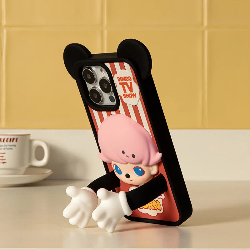 POP MART DIMOO WORLD × DISNEY Series-Phone Case for iPhone 15 Pro Max/16 Pro/16 Pro Max
