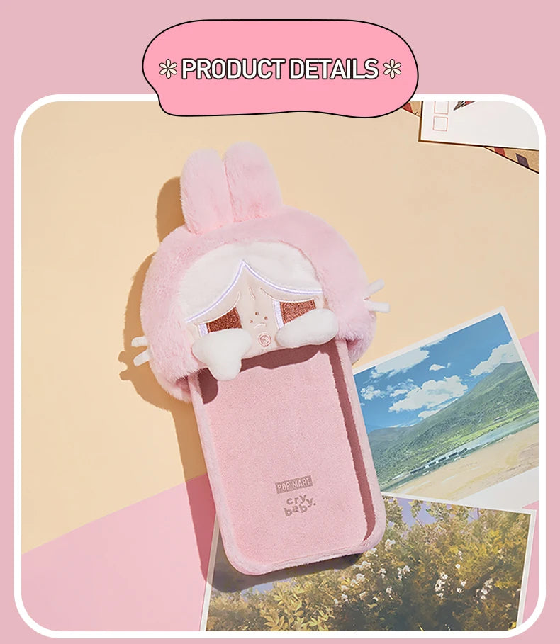 POP MART CRYBABY Crying Again Series - Phone Case for iPhone 14 Pro Max/ iPhone 15 Pro Max/ iPhone 16 Pro Max