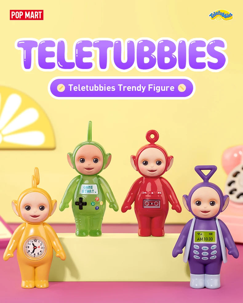 POP MART Teletubbies Trendy Figure Teletubbies Po Laa-Laa Dipsy Tinky Winky