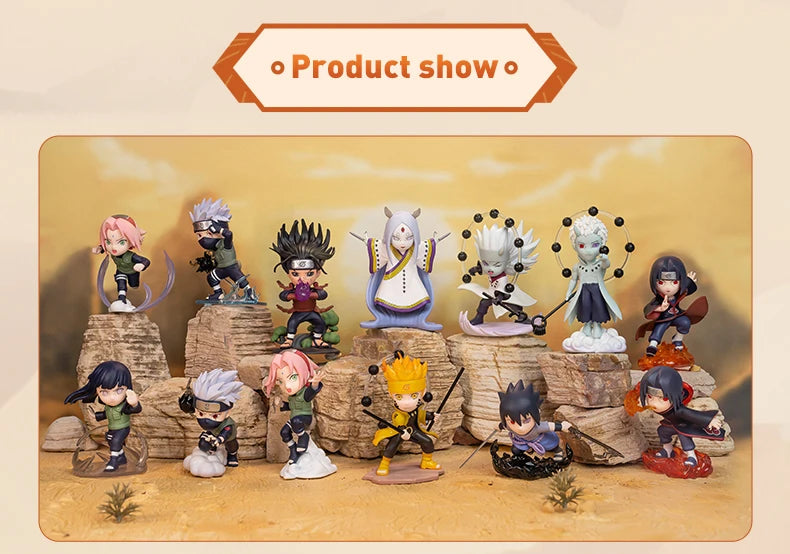 POP MART NARUTO NINKAI TAISEN Series Mystery Box 1PC/12PCS POPMART Blind Box Anime Action Figure