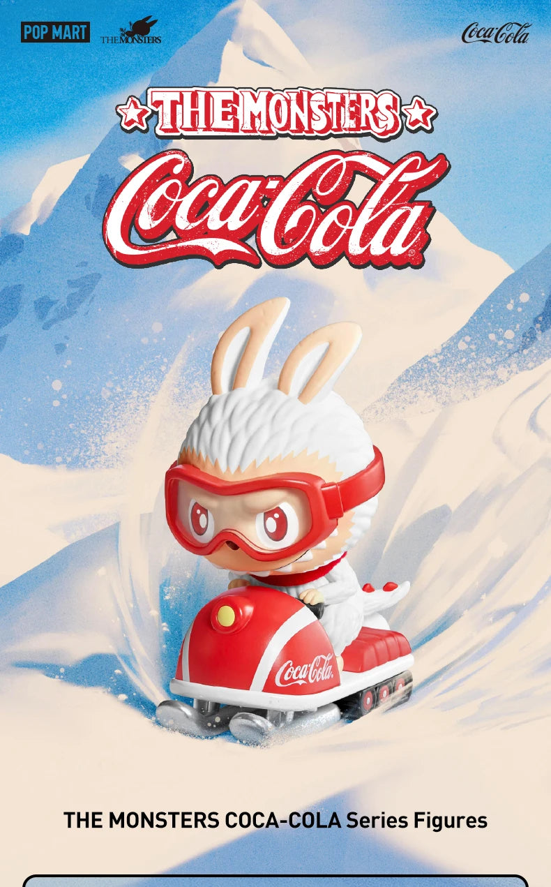 POP MART THE MONSTERS COCA-COLA Series Figures 1PC/10PCS POPMART LABUBU Blind Box