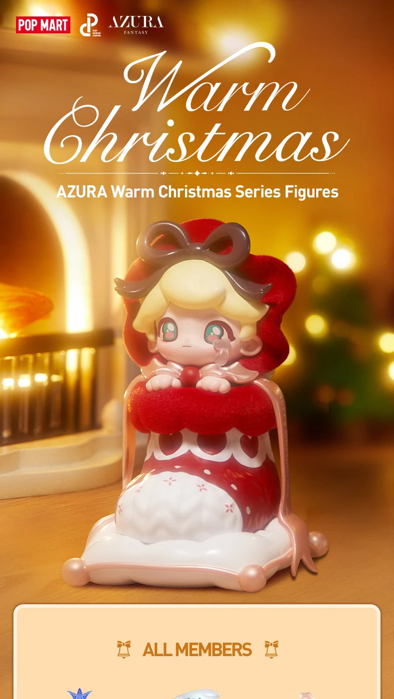 POP MART AZURA Warm Christmas Series Figures 1PC/12PCS Blind Box POPMART
