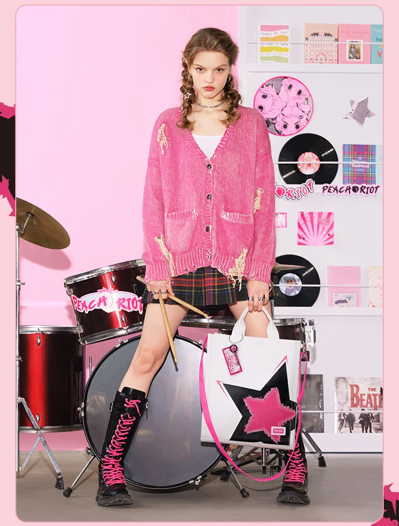 POP MART Peach Riot Rush Hour Series-Shoulder Bag