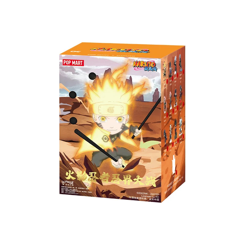 POP MART NARUTO NINKAI TAISEN Series Mystery Box 1PC/12PCS POPMART Blind Box Anime Action Figure