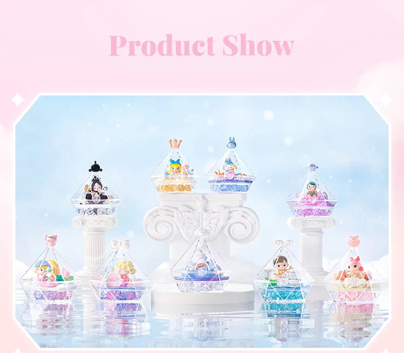 POP MART Wishes at Your Fingertips Series Scene Set Mystery Box 1PC/8PCS POPMART Blind Box Skullpanda Dimoo Labubu Romantic Ring
