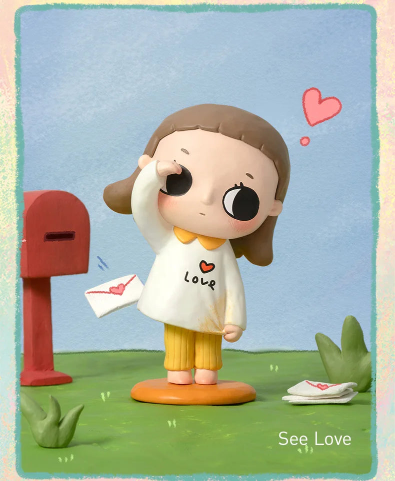 POP MART Nyota's Fluffy Life Series Mystery Box 1PC/12PCS POPMART Blind Box Action Figure Cute Toy Birthday Gift