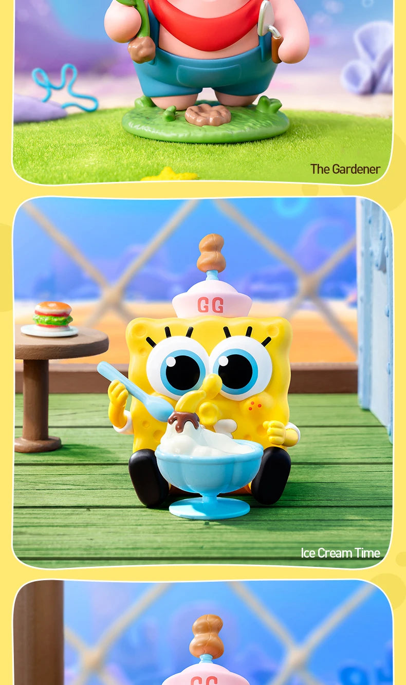 POP MART SpongeBob Best Friends Series Figures 1PC/12PCS Blind Box POPMART