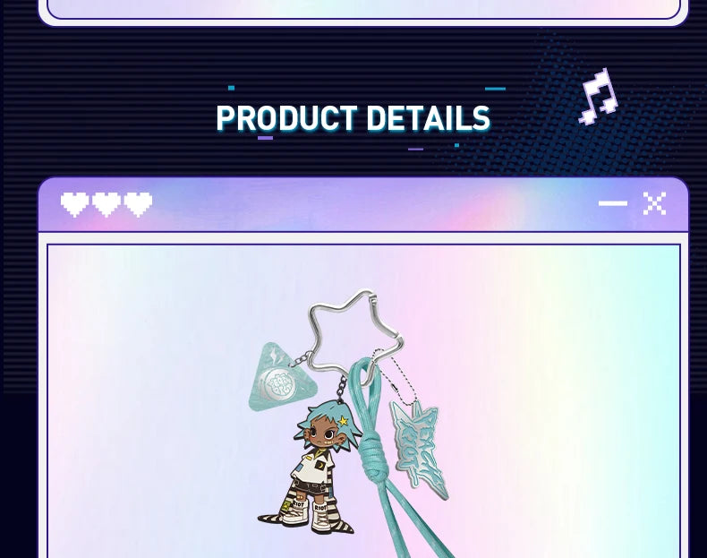 POP MART Lil Peach Riot: Loading! Series - Key Chain