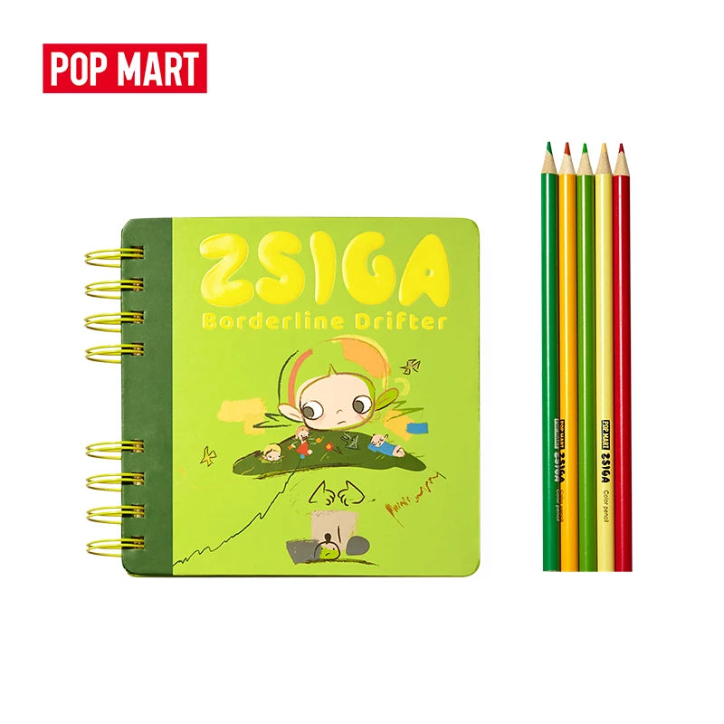 POP MART Zsiga Borderline Drifter Series-Pocket Notebook