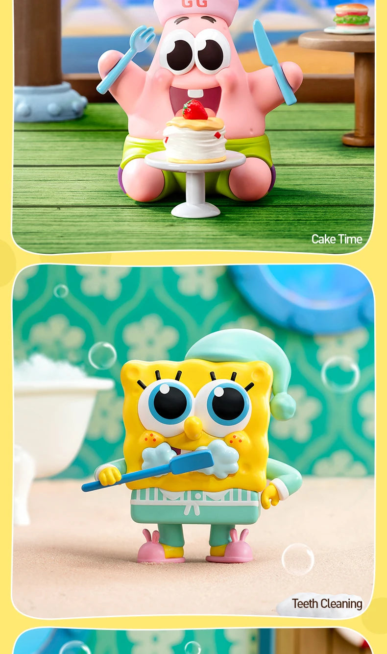 POP MART SpongeBob Best Friends Series Figures 1PC/12PCS Blind Box POPMART