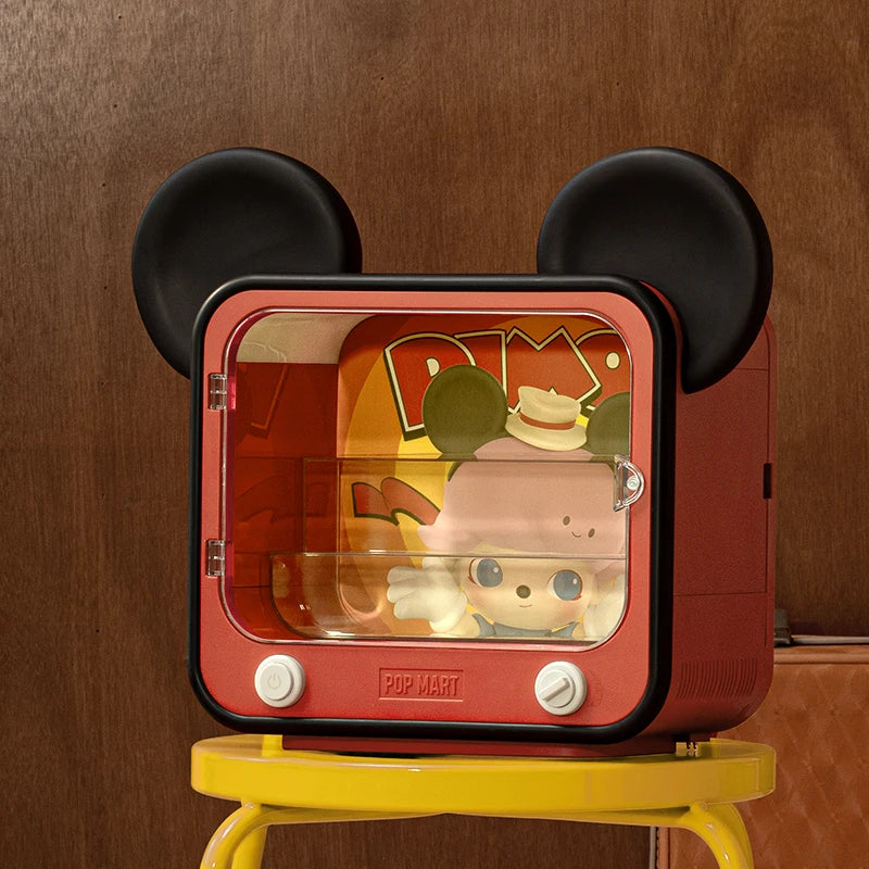 POP MART DIMOO WORLD × DISNEY Series-TV Set Luminous Display Container