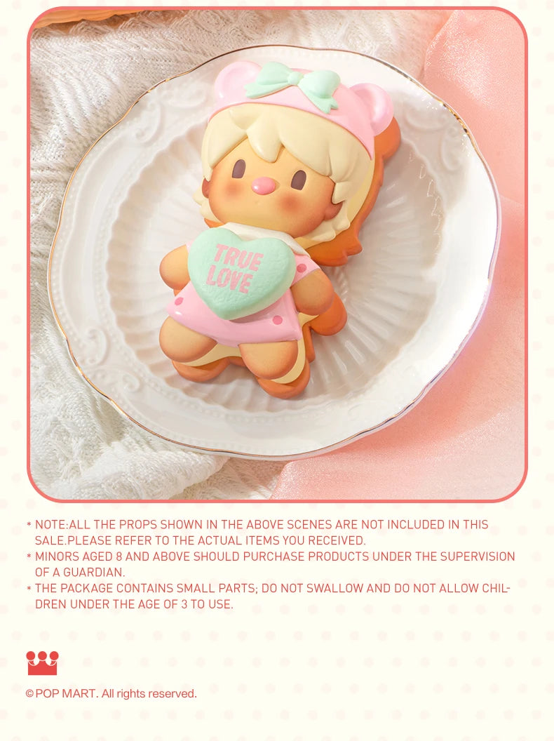 POP MART Sweet Bean Cookie Basket Figurine Set Action Figure Cute Toy