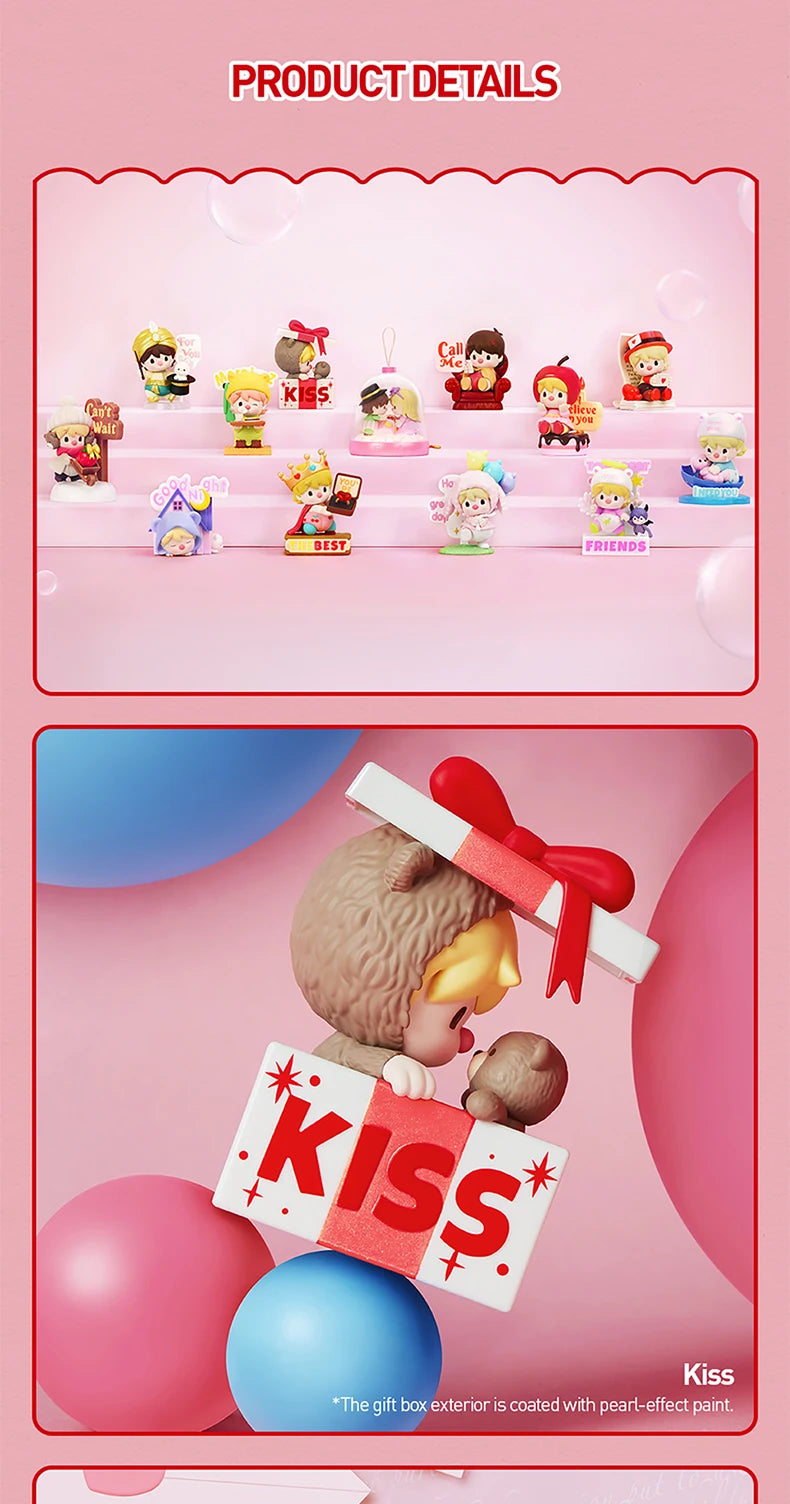POP MART Sweet Bean The Language of Love Series Figures 1PC/12PCS POPMART Blind Box Figure