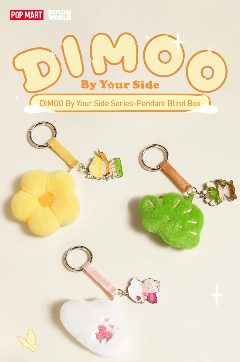 POP MART DIMOO By Your Side Series - Pendant Blind Box 1PC/6PCS POPMART Mystery Box