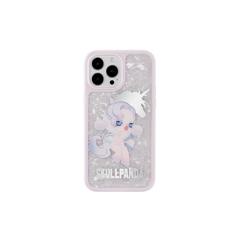 POP MART Skullpanda The Mare of Animals Series - Case for iPhone 13 Pro/iPhone 13 Pro Max (The Unicorn)